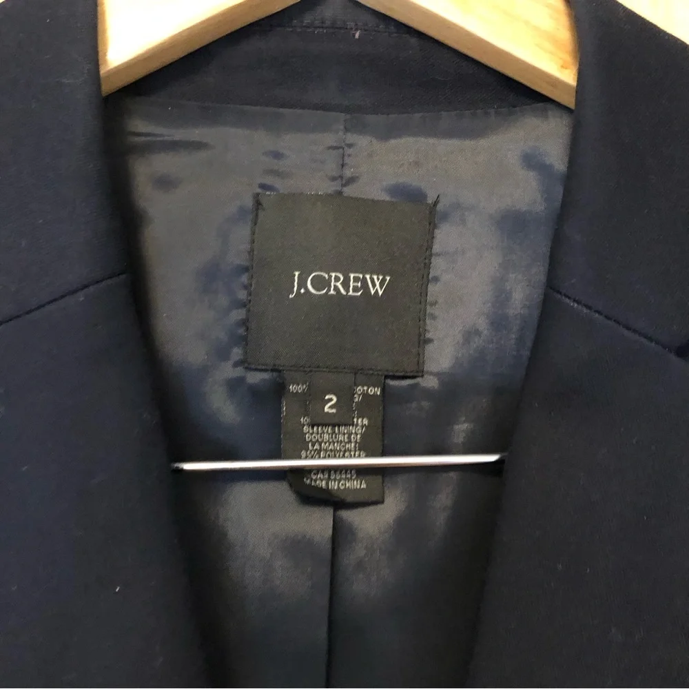 navy J. CREW blazer